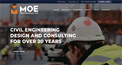 Desktop Screenshot of moeengineering.com